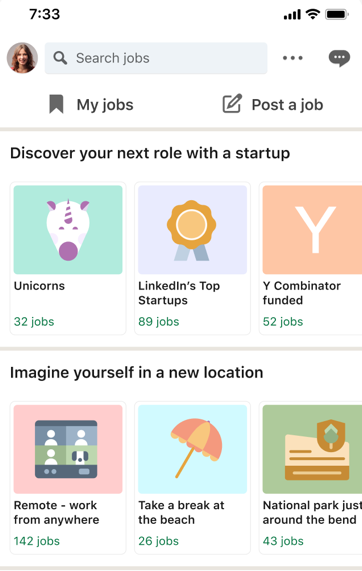تحديثات للبحث عن وظيفة في لينكد إن trkeez.com